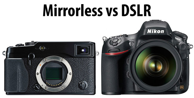 مقایسه دوربین بدون آینه و DSLR