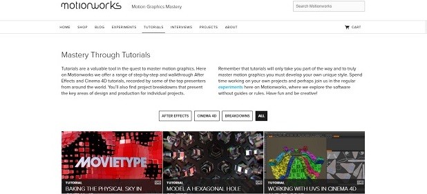 وب سایت آموزش موشن گرافیک